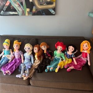 Disney Princess Plush Doll Set